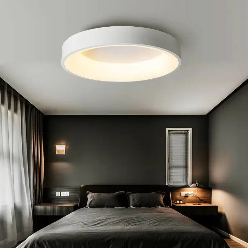 Mira Flush Mount Ceiling Light | LED, Minimalist Design 0