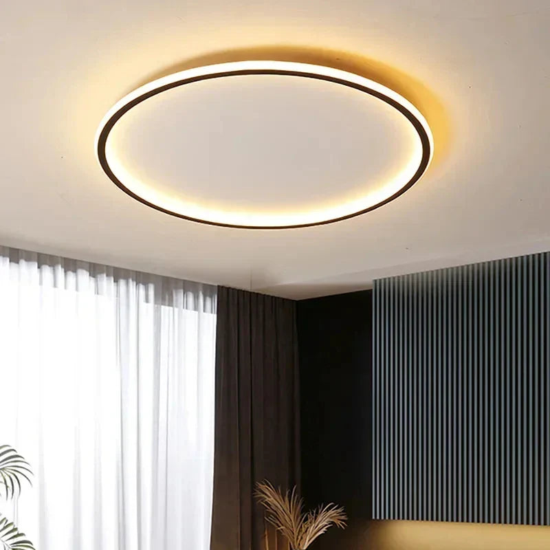 Mira Flush Mount Ceiling Light | LED, Minimalist Design 0