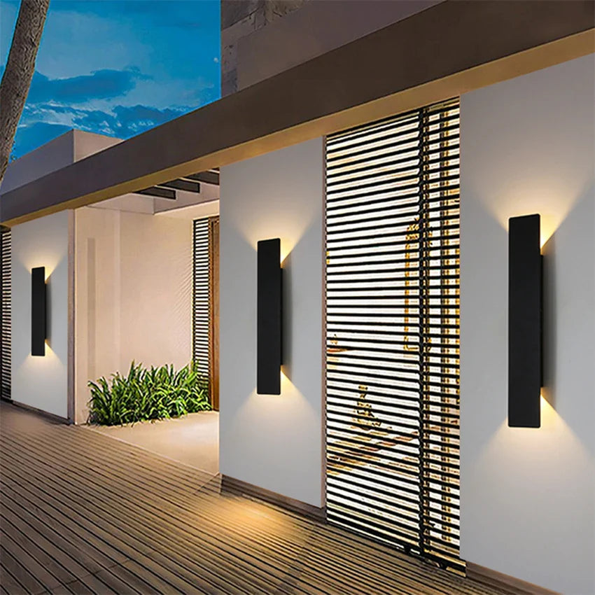 Mira Outdoor Wall Lantern | Waterproof LED, Modern Up and Down Light 1