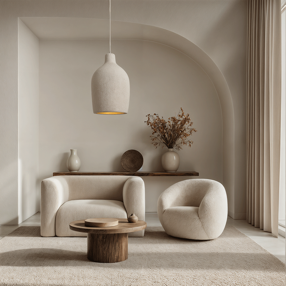 Nirvana Wabi Pendant Light | Resin, Japandi Elegance for Kitchen Pendant Lighting 1
