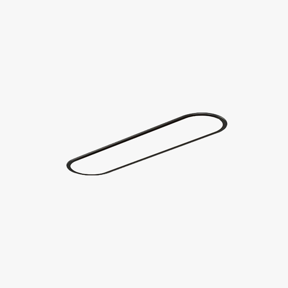 Rilo Flush Mount Ceiling Light | Thin Oval Design, LED Compatible 1