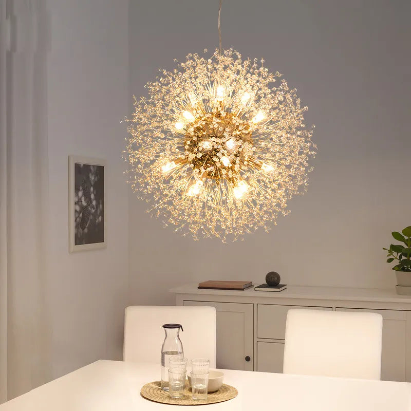 Sparrow Pendant Light | Crystal, Dimmable LED for Kitchen Pendant Lighting 1