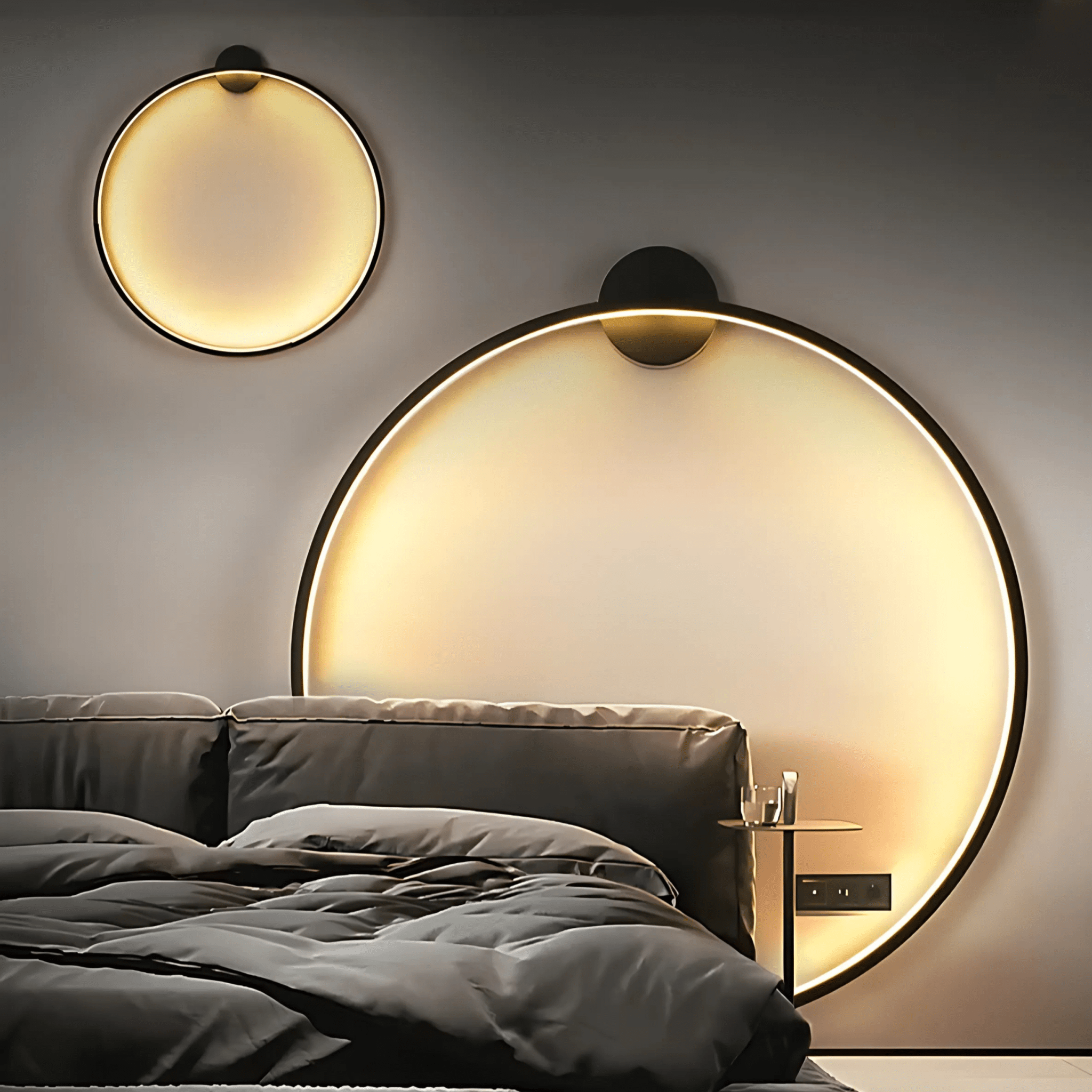Stellar Wall Light | Satin Black, Modern Design Sconce 6