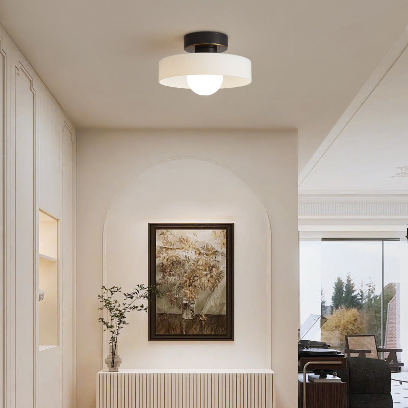 Bauhaus Flush Mount Ceiling Light | Glass, Dimmable LED 1