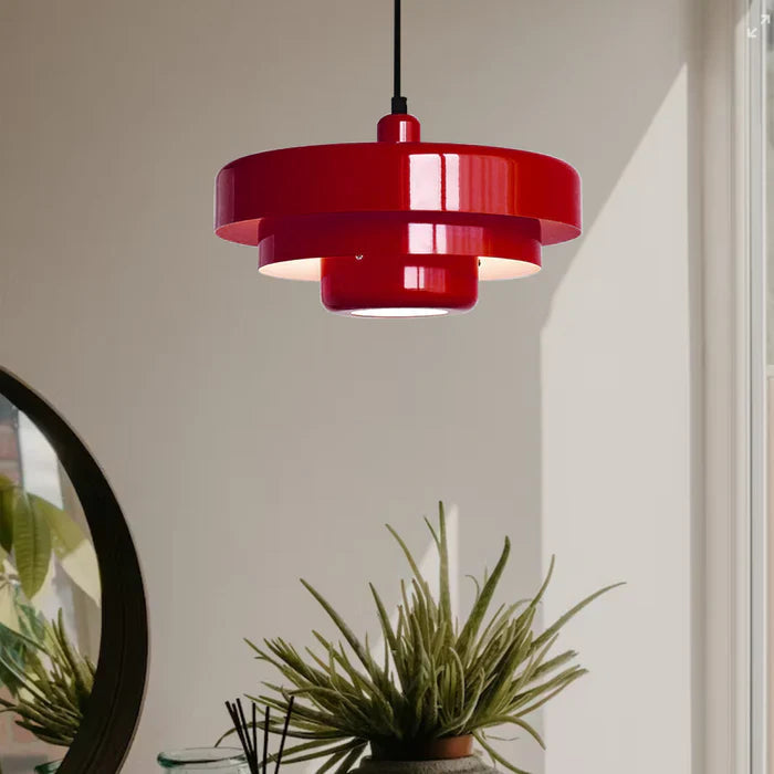 Dazzle Pendant Light | Geometric Iron Design, Warm Glow for Kitchen Island Lighting 8