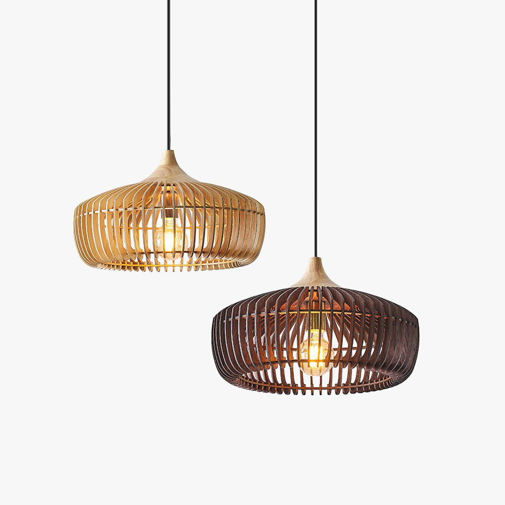 Muto Pendant Light | Wood, Nordic Japanese Design for Kitchen Pendant Lighting 1
