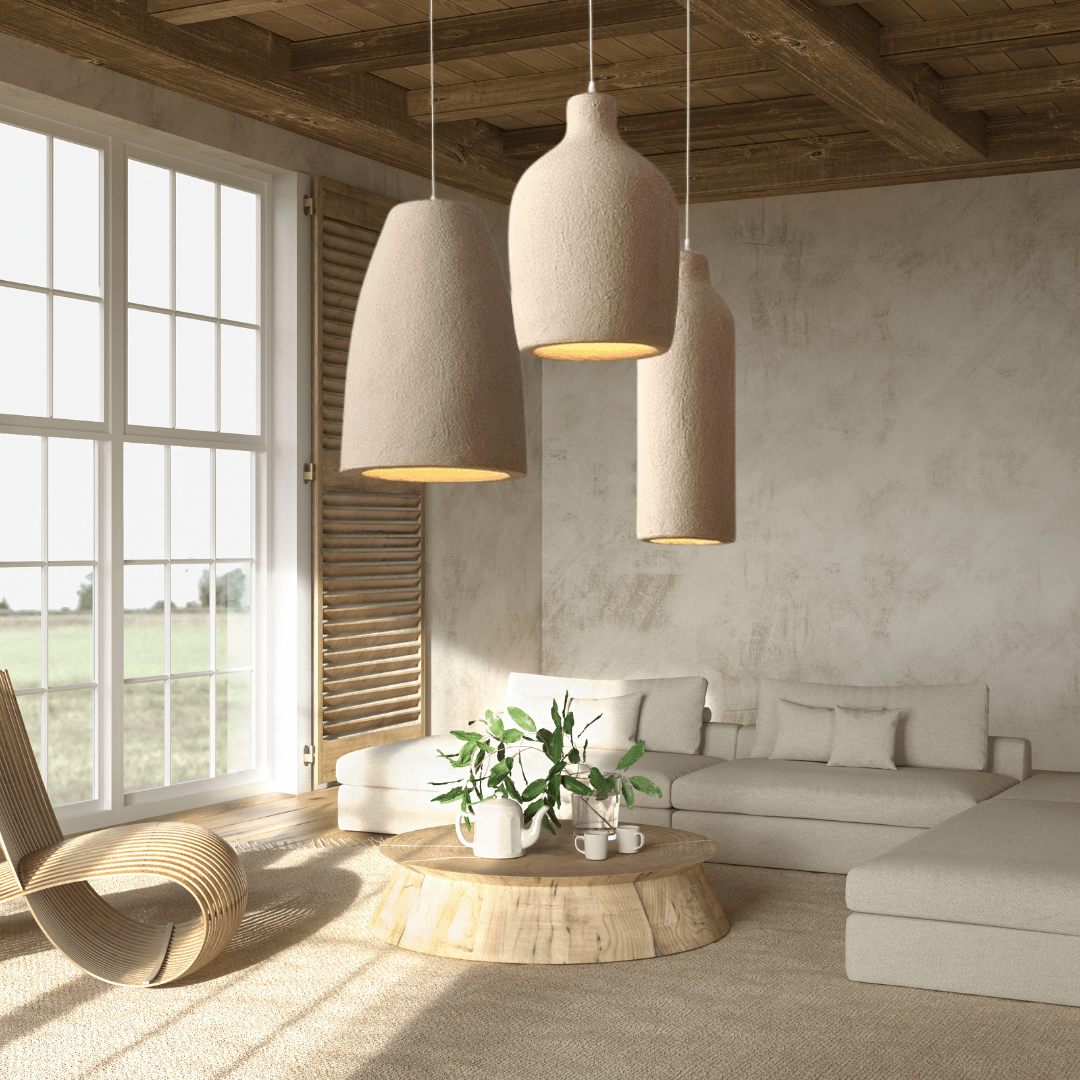 Nirvana Wabi Pendant Light | Resin, Japandi Elegance for Kitchen Pendant Lighting 2