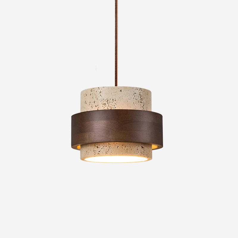 Pera Pendant Light | Travertine Stone, Modern Design 1