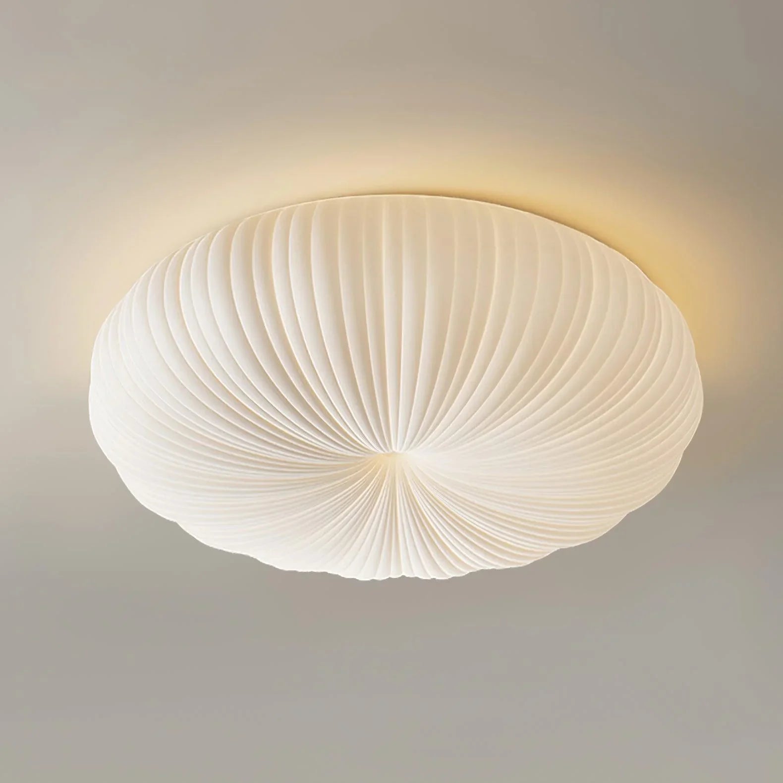 Tranquil Dome Ceiling Light | Flush Mount LED Fixture, Japandi Style 0