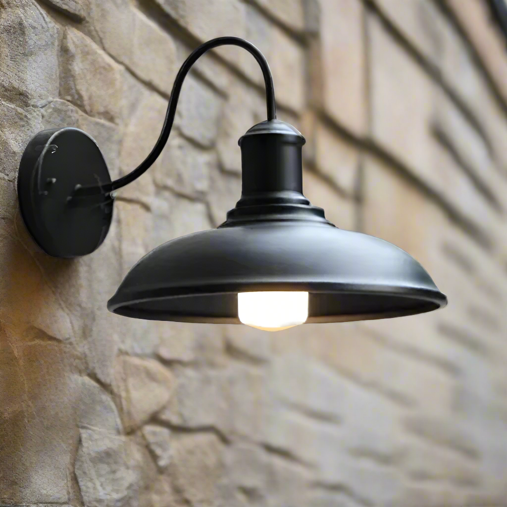 Vintara Outdoor Wall Lantern | Iron, LED Illumination for Garden and Exterior Walls 1